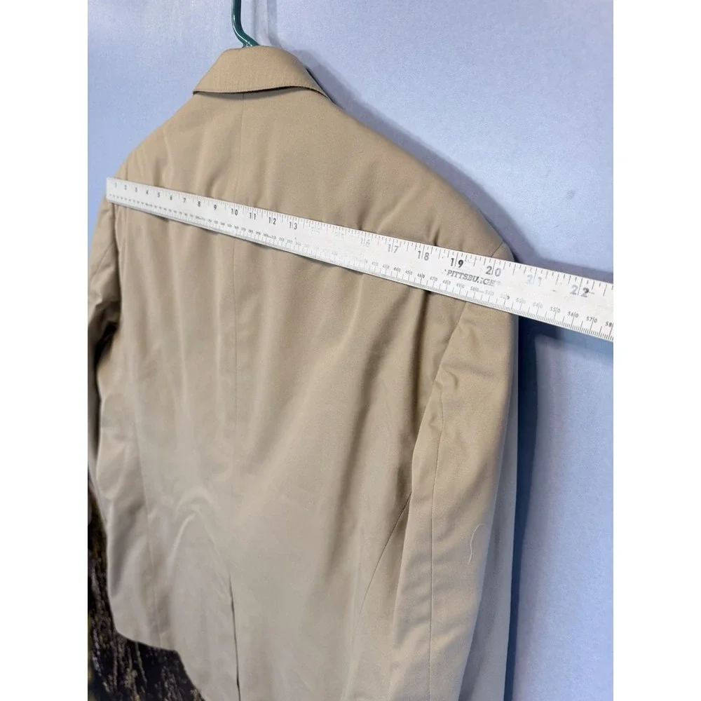 Vintage Brooks Brothers 2 PC Suit Khaki Chino Beige Tan 40x30 2XL